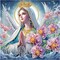 Virgin Mary 5D Special Shape Diamond Painting Kit – DIY Rhinestone Gem Art for Adults, 12x12 in, Faith-Inspired Wall Decor & Gift